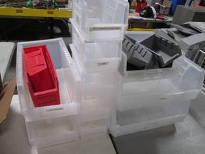 Lot of misc sized parts bins or oth...
