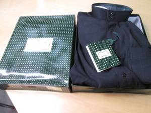 Mens button down, cuffed sleeve, dr...