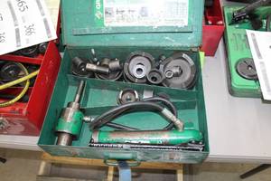 lot 362 image: Greenlee SlugBuster Punch Set  with Case
