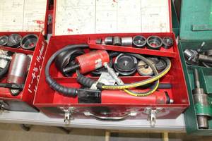lot 363 image: Gardner Bender Knockout Punch Set  with Metal Case
