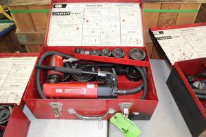 lot 368 image: Gardner Bender Knockout Punch Set  with GB Hand Pump PH-20, Metal Case