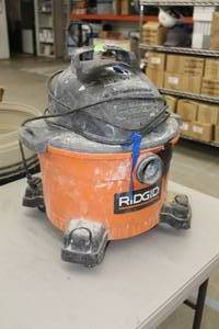 lot 376 image: Ridgid WetDry Shop Vacuum