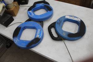 lot 418 image: Lot of (3) Fish Tape 75L (x2), 50L (x1)