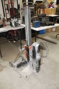 lot 462 image: Milwaukee Concrete Drill  with Stand