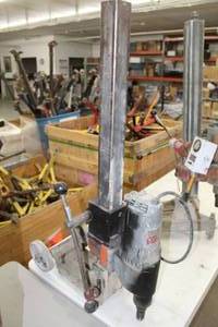 lot 464 image: Milwaukee Heavy Duty Dymodrill Concrete Drill  with Stand