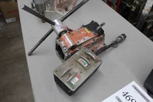 lot 472 image: Lot of (2) Concrete Drill Parts  with Drill Handle Assembly, Drill Motor Controller with Cables