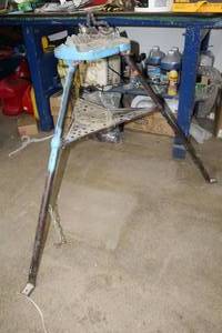 lot 476 image: Ridgid Tristand No. 450 18 to 5 53Lx48Wx35H
