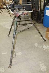 lot 483 image: Ridgid Tristand No. 450 18 to 5 53Lx48Wx35H
