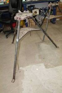 lot 486 image: Ridgid Tristand No. 450 18 to 5 53Lx48Wx35H