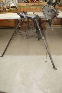 lot 488 image: Ridgid Tristand No. 450 18 to 5 53Lx48Wx35H