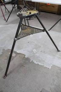 lot 489 image: Ridgid Tristand No. 450 18 to 5 53Lx48Wx35H