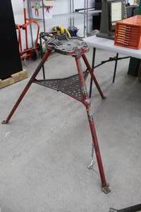 lot 484 image: Ridgid Tristand No. 450 18 to 5 53Lx48Wx35H