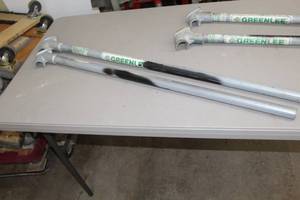 lot 513 image: Lot of (2) Greenlee Pipe Bender No. 512 34, No. 508 12