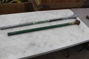 lot 522 image: Lot of (2) Greenlee Pipe Bender No. 512 34, No. 508 12