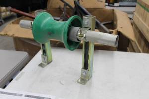 lot 638 image: Industrial Roller  with Pole and Mounting Brackets
