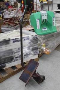 lot 658 image: Industrial Roller Assembly 18Lx18Wx14H  with Bar