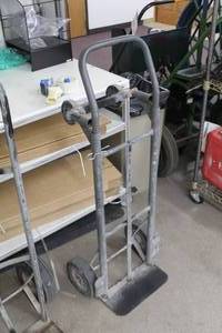 lot 686 image: Hand Truck 4-wheel Grey 17Wx14Dx48H