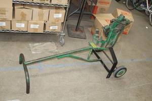 lot 708 image: Greenlee Rolling Mechanical Pipe Bender 2-wheel 1800 22Wx32Dx50H