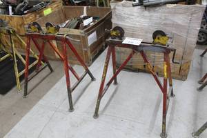 lot 719 image: Lot of (2) Pipe Stand 27Lx22Wx32-12H