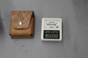 lot 754 image: Light Meter  with Leather Case