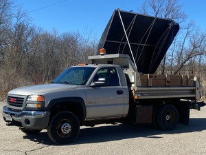 lot 1 image: NO RESERVE --- 2005 GMC Sierra Duramax Dump Truck -- LOW MILES