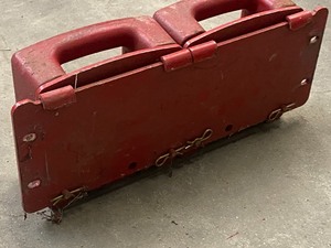 lot 17 image: (1) Set Of Exmark Lawn Mower Counterweights With Mount Plate