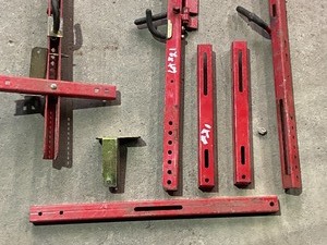 lot 21 image: (1) Weed-Whip Carrier Rack & (1) Backpack Blower Carrier Rack