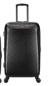 lot 620 image: American Tourister Moonlight Hardside Spinner Checked Luggage - Black