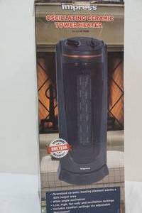 Oscillating tower heater