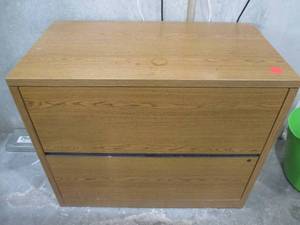 Wood File Cabinet No Key 36 X  2...