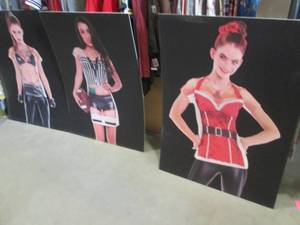(3) Photo Cardstock Display Prints ...