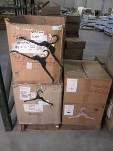 Partial Pallet of Black Heavy Plast...