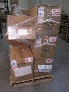 Pallet of (10) Boxes of White Plast...
