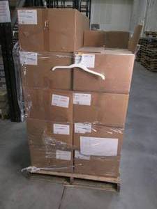 Pallet of (19) Boxes of White Plast...