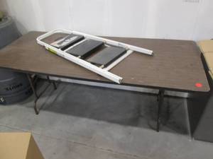Folding Table 72 X 29.5 X 29 & F...