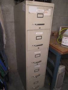 5 Drawer File Cabinet 15 X 28 X 6...