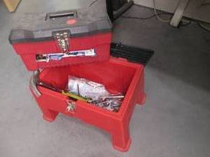 Toolbox & Toolbox Step Stool...