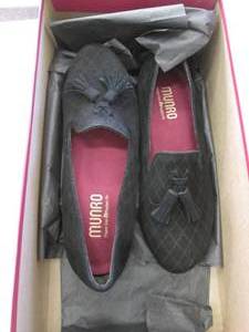 Munro American Black Suede Womans ...
