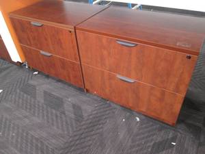 (2) 2 Drawer File Cabinets 35.5 X ...