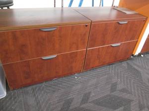 (2) 2 Drawer File Cabinets 35.5 X ...
