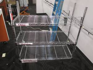 3 Shelf Metal Storage Racking 35.5...