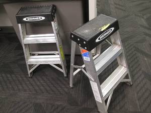 (2) Werner Metal Step Stools See P...