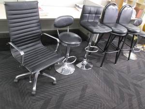 6 Chairs (Some High Top, Some Swive...