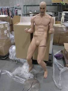 Life Like Male Mannequin With Stand...
