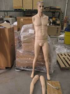 Life Like Male Mannequin With Stand...