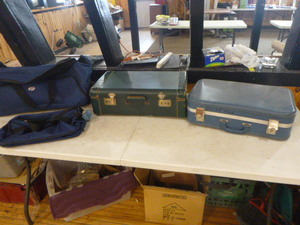 2 Old Suitcases