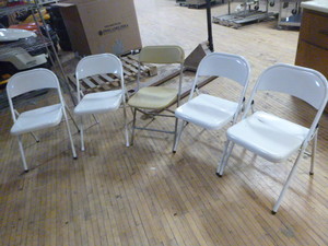 5 Folding Chairs