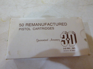 3-D 9mm Lugar Pistol Cartridges