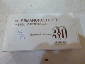 3-D 9mm Lugar Pistol Cartridges