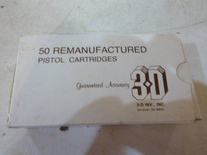 3-D 9mm Lugar Pistol Cartridges